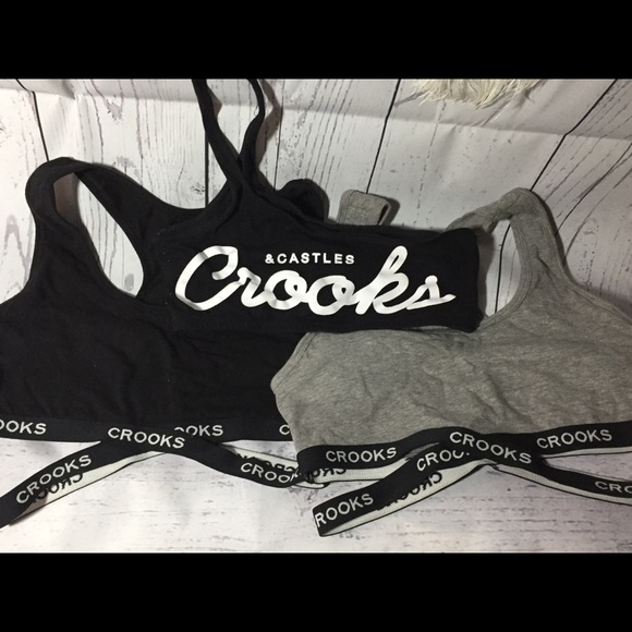 Crooks & Castles Sport Bras/Crop Tops - Picture 1 of 2